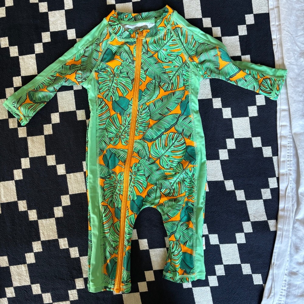 Infant's SwimZip Bathing Suit Onesie 6-12 mo